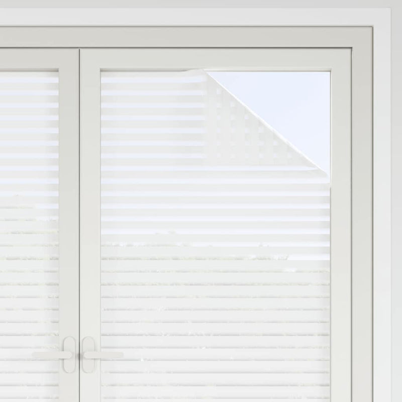 Afbeelding laden in galerijviewer, Vidaxl raamfolies 2 st mat strepenpatroon pvc
