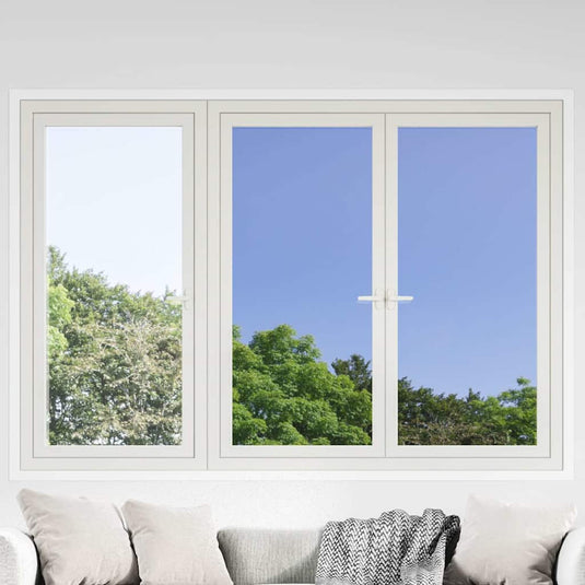 Vidaxl zonnefolies 3 st statisch reflecterend pvc zilverkleurig
