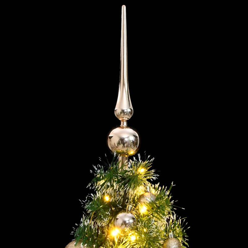 Afbeelding laden in galerijviewer, Vidaxl kunstkerstboom met 150 led's kerstballen en sneeuw 120 cm
