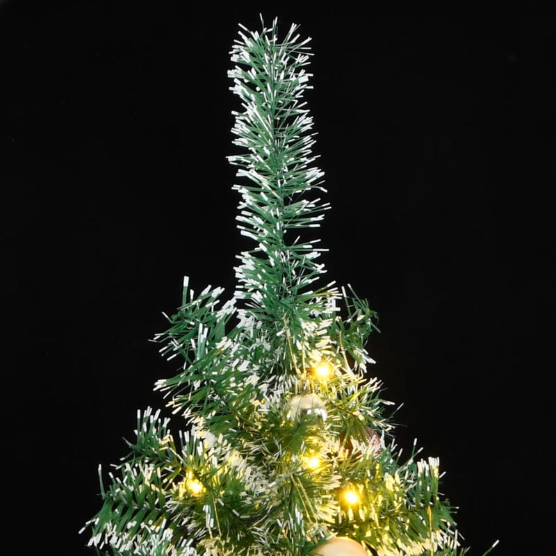 Afbeelding laden in galerijviewer, VidaXL Kunstkerstboom met 300 LED's kerstballen en sneeuw 180 cm
