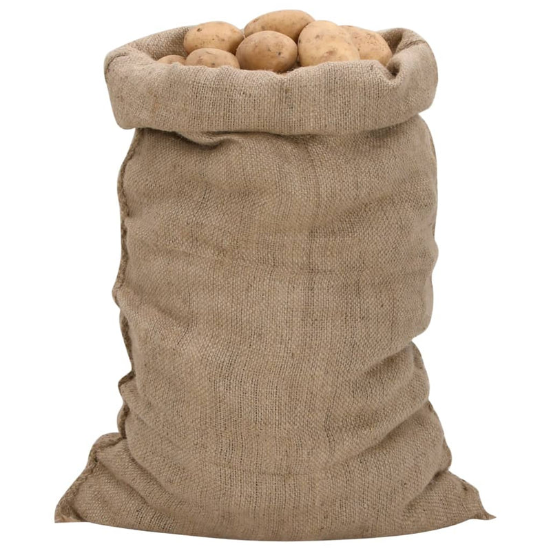Afbeelding laden in galerijviewer, Vidaxl jutezakken 5 stuks 340 g m² 60x105 cm 100% jute
