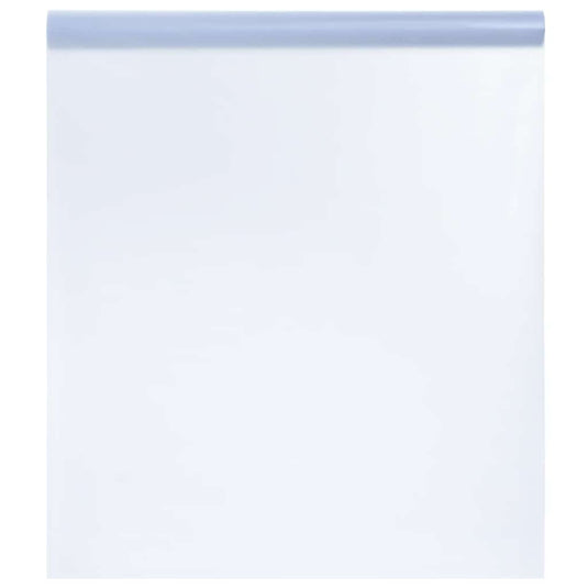 Vidaxl raamfolie statisch mat grijs 90 x 1000 cm pvc