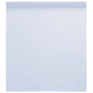 Vidaxl raamfolie statisch mat wit 45x1000 cm pvc