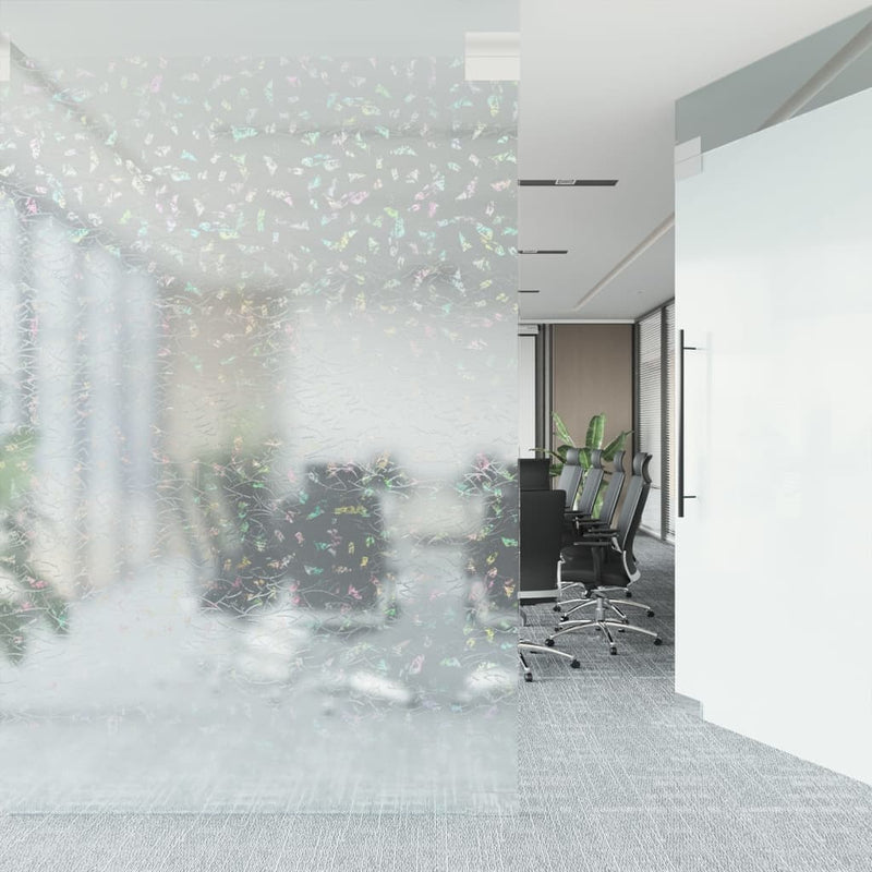 Afbeelding laden in galerijviewer, Vidaxl raamfolie 3d regenboogpatroon mat 60x2000 cm pvc
