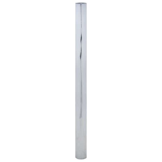 Vidaxl zonnefolie statisch reflecterend 45x500 cm pvc zilverkleurig