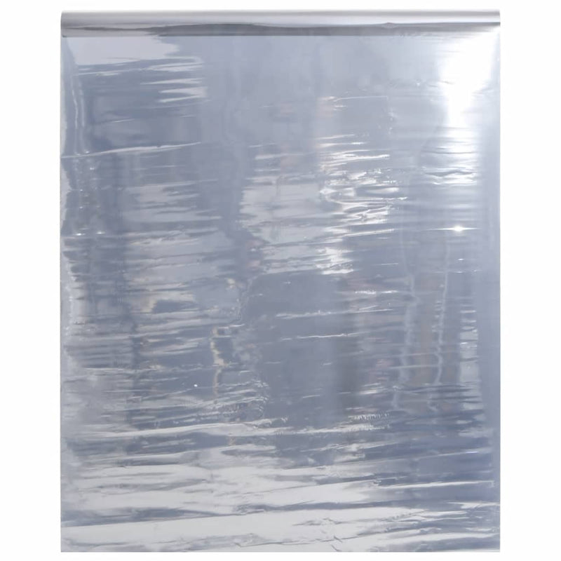 Afbeelding laden in galerijviewer, Vidaxl zonnefolie statisch reflecterend 45x1000 cm pvc zilverkleurig
