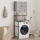 Vidaxl wasmachinekast 68x48,5x194 cm grijs sonoma eikenkleurig