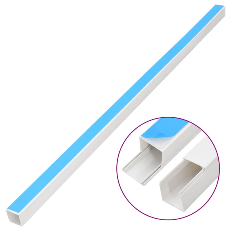 Afbeelding laden in galerijviewer, Vidaxl kabelgoot zelfklevend 25x16 mm 10 m pvc
