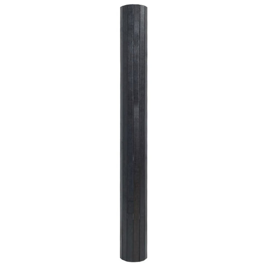 Vidaxl vloerkleed rechthoekig 60x200 cm bamboe grijs