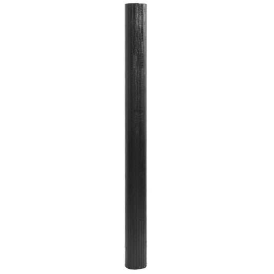 Vidaxl vloerkleed rechthoekig 80x200 cm bamboe grijs