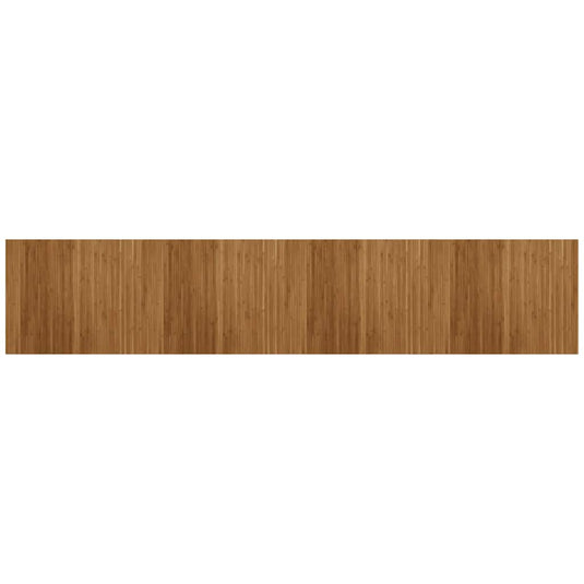 Vidaxl vloerkleed rechthoekig 80x400 cm bamboe bruin