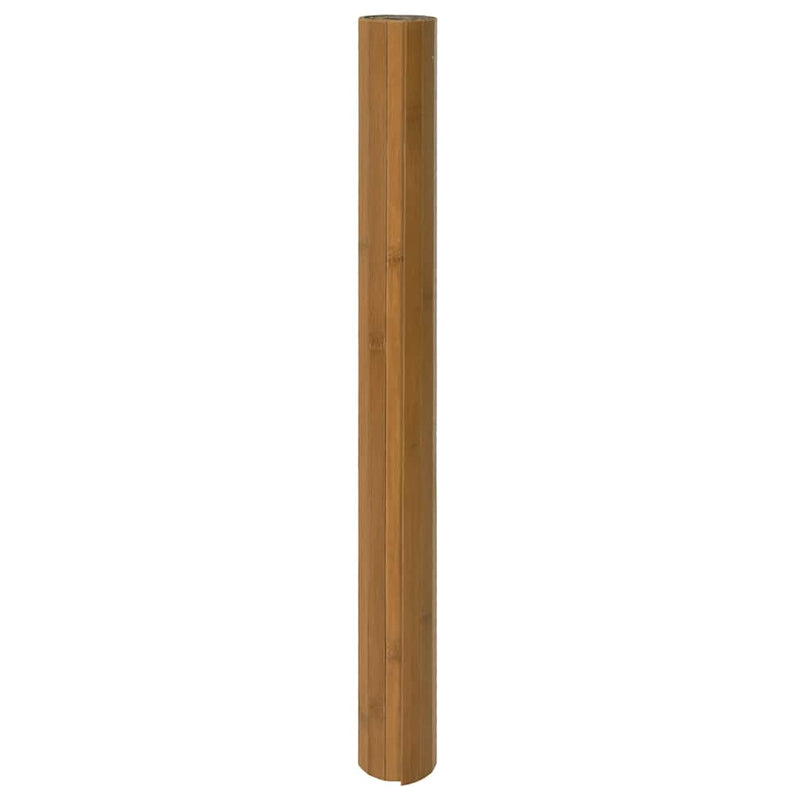Afbeelding laden in galerijviewer, Vidaxl vloerkleed rechthoekig 100x100 cm bamboe bruin
