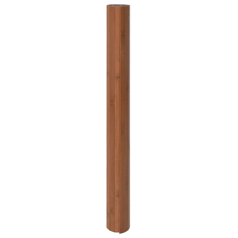 Afbeelding laden in galerijviewer, Vidaxl vloerkleed rechthoekig 100x200 cm bamboe bruin
