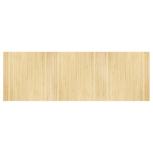 Vidaxl vloerkleed rechthoekig 100x300 cm bamboe lichtnaturel