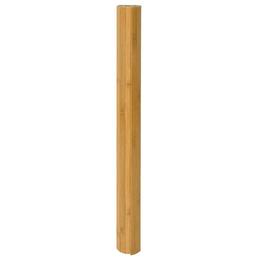 Vidaxl vloerkleed rechthoekig 100x400 cm bamboe naturel