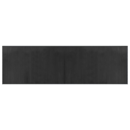 Vidaxl vloerkleed rechthoekig 60x200 cm bamboe grijs