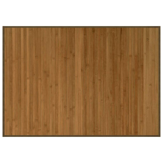 Vidaxl vloerkleed rechthoekig 70x100 cm bamboe bruin