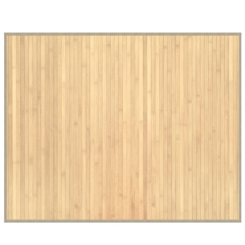 Afbeelding laden in galerijviewer, Vidaxl vloerkleed rechthoekig 80x100 cm bamboe lichtnaturel
