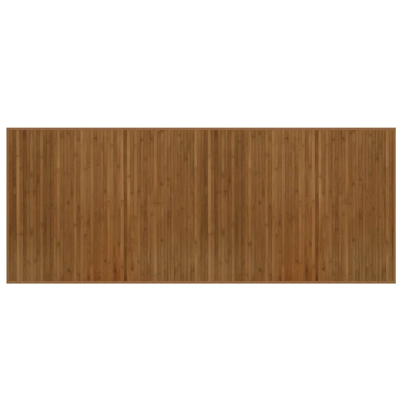 Afbeelding laden in galerijviewer, Vidaxl vloerkleed rechthoekig 80x200 cm bamboe bruin
