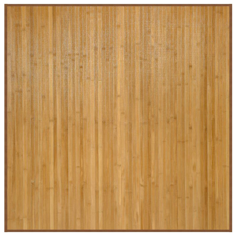 Afbeelding laden in galerijviewer, Vidaxl vloerkleed vierkant 100x100 cm bamboe naturel
