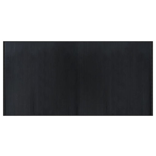 Vidaxl vloerkleed rechthoekig 100x200 cm bamboe zwart