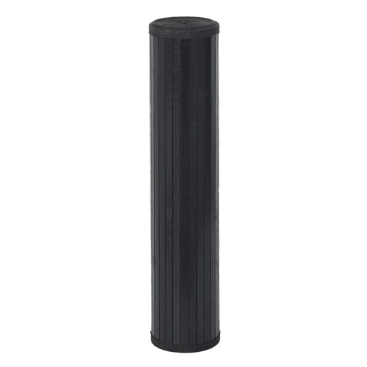 Vidaxl vloerkleed rechthoekig 100x200 cm bamboe zwart