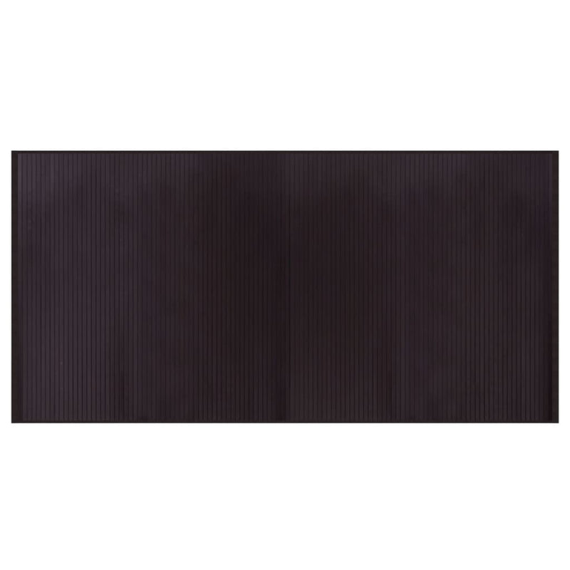 Afbeelding laden in galerijviewer, Vidaxl vloerkleed rechthoekig 100x200 cm bamboe donkerbruin
