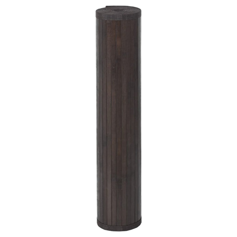 Afbeelding laden in galerijviewer, Vidaxl vloerkleed rechthoekig 100x400 cm bamboe donkerbruin

