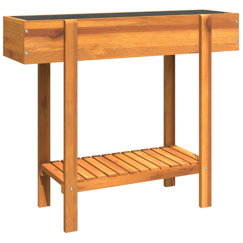 Afbeelding laden in galerijviewer, Vidaxl plantenbak verhoogd 90x30x75 cm massief acaciahout
