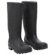 Vidaxl regenlaarzen maat 40 pvc zwart