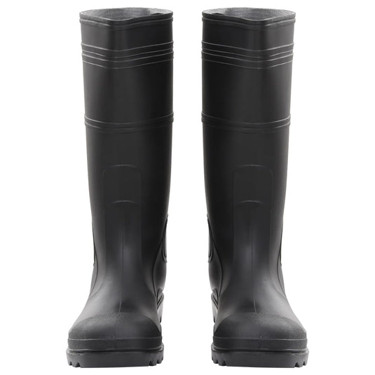 Vidaxl regenlaarzen maat 46 pvc zwart