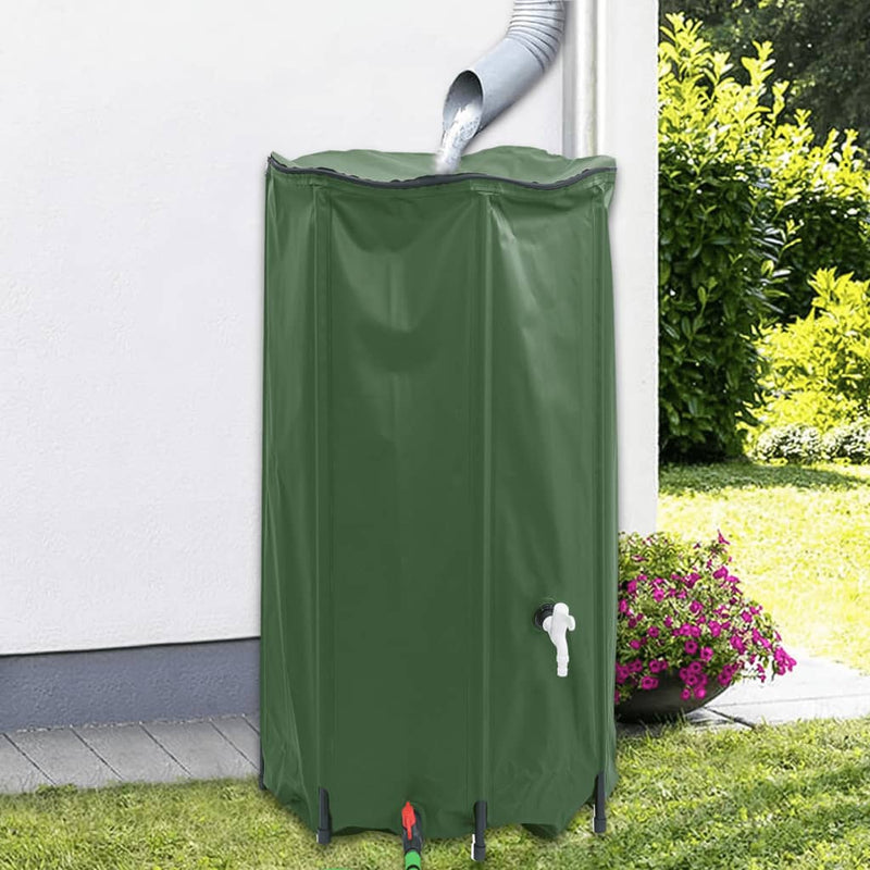 Afbeelding laden in galerijviewer, Vidaxl watertank met kraan opvouwbaar 380 l pvc
