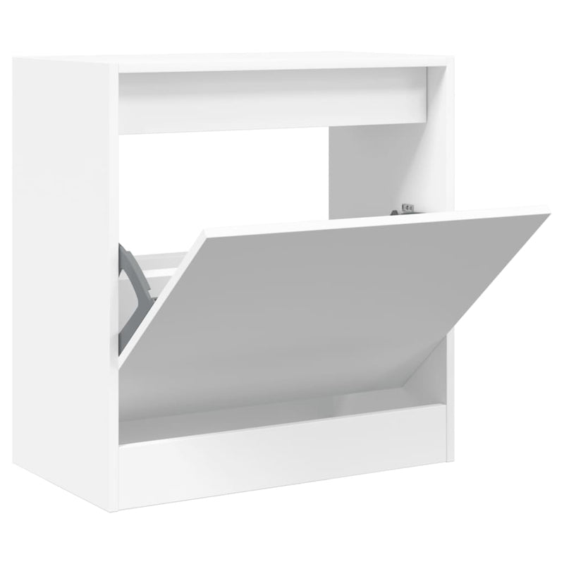 Afbeelding laden in galerijviewer, Vidaxl schoenenkast 60x34x63,5 cm bewerkt hout wit
