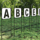 Vidaxl dressuurletters 12 st staal