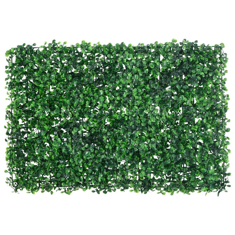 Afbeelding laden in galerijviewer, Vidaxl hek met kunstheester 24 st 40x60 cm groen

