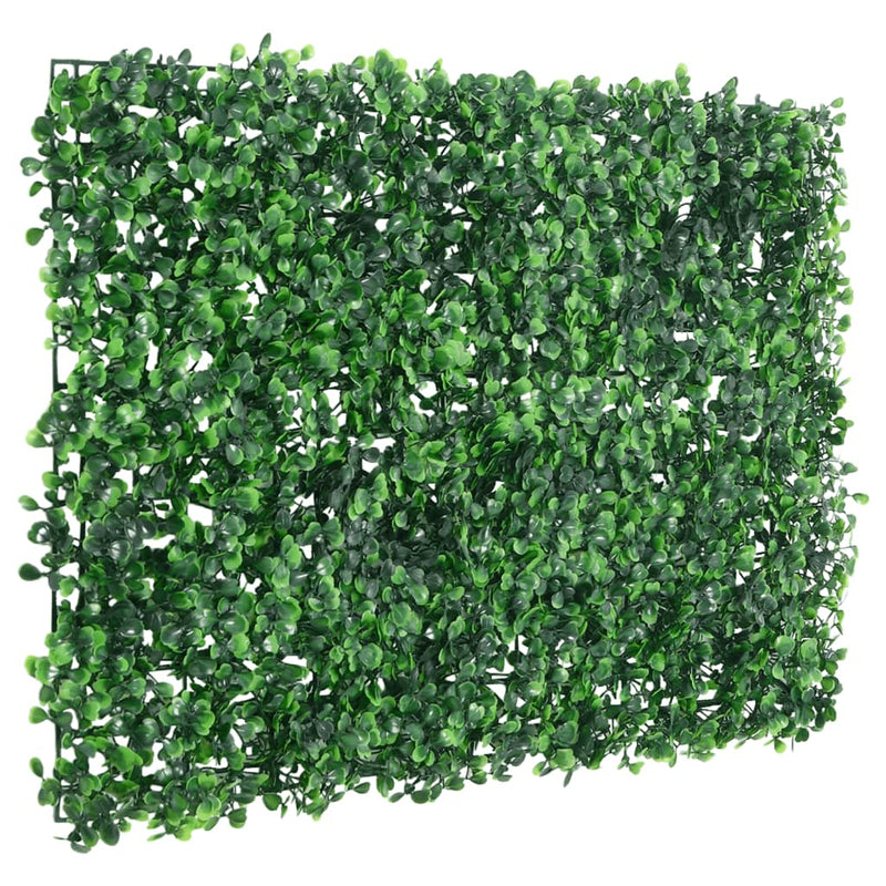 Afbeelding laden in galerijviewer, Vidaxl hek met kunstheester 24 st 40x60 cm groen
