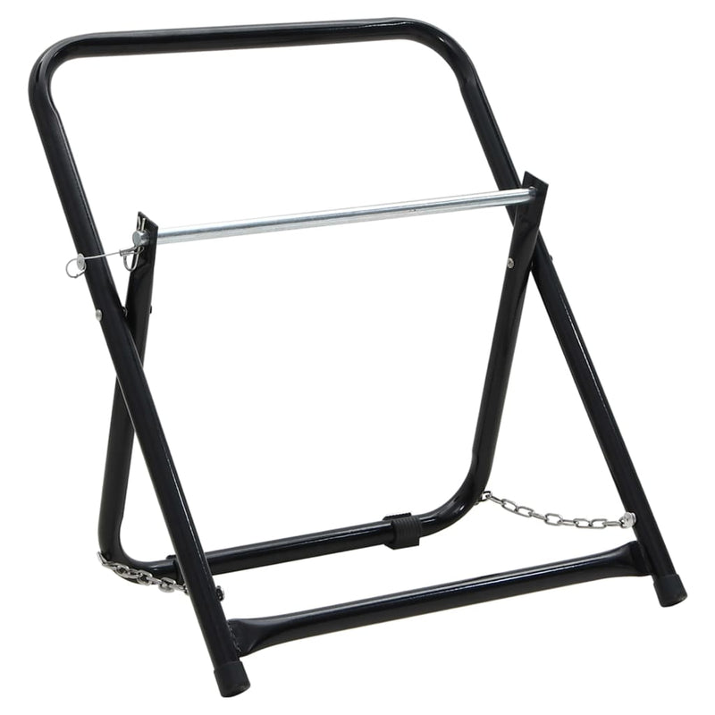 Afbeelding laden in galerijviewer, Vidaxl slanghaspelwagen 48 cm 45 kg gepoedercoat staal zwart
