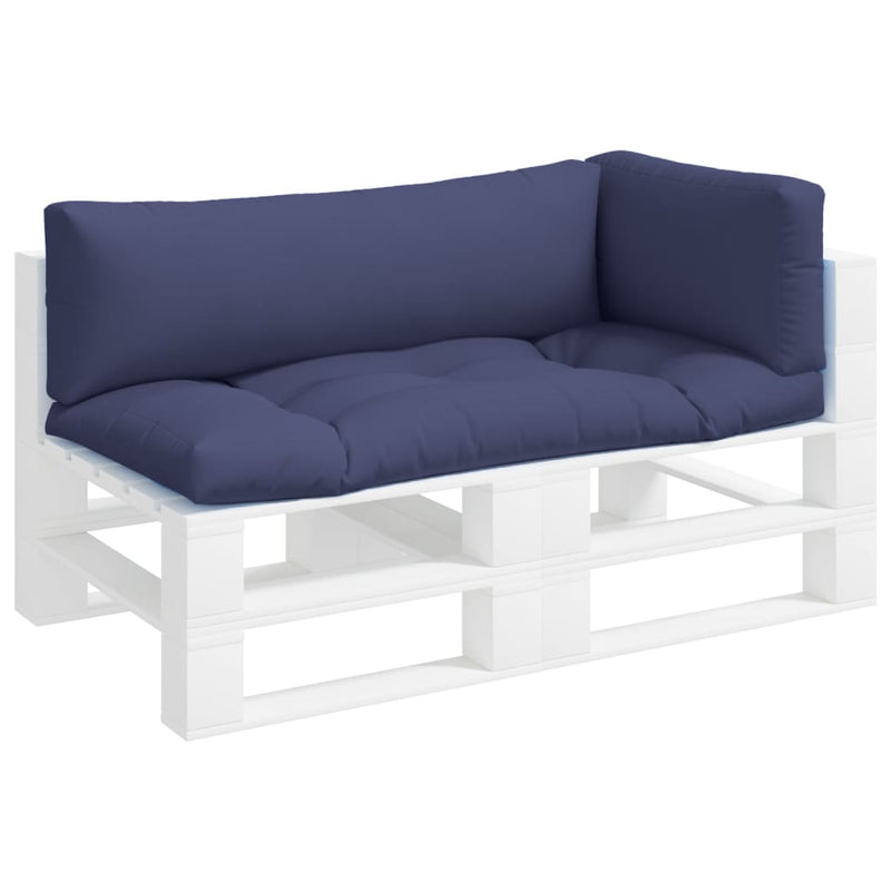 Afbeelding laden in galerijviewer, Vidaxl palletkussens 3 st oxford stof marineblauw
