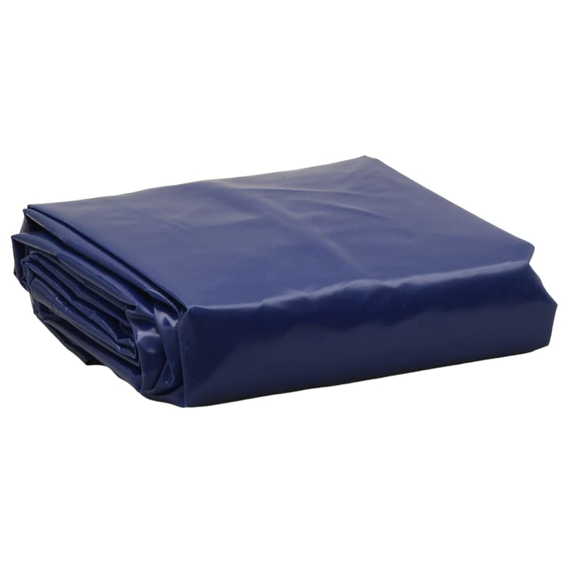 Afbeelding laden in galerijviewer, Vidaxl dekzeil 650 g m² 5x7 m blauw
