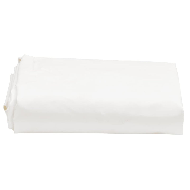 Afbeelding laden in galerijviewer, Vidaxl dekzeil 650 g m² 5x5 m wit
