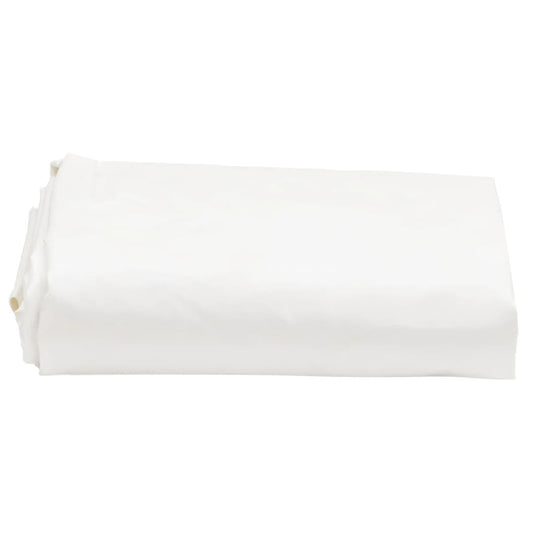 Vidaxl dekzeil 650 g m² 5x7 m wit