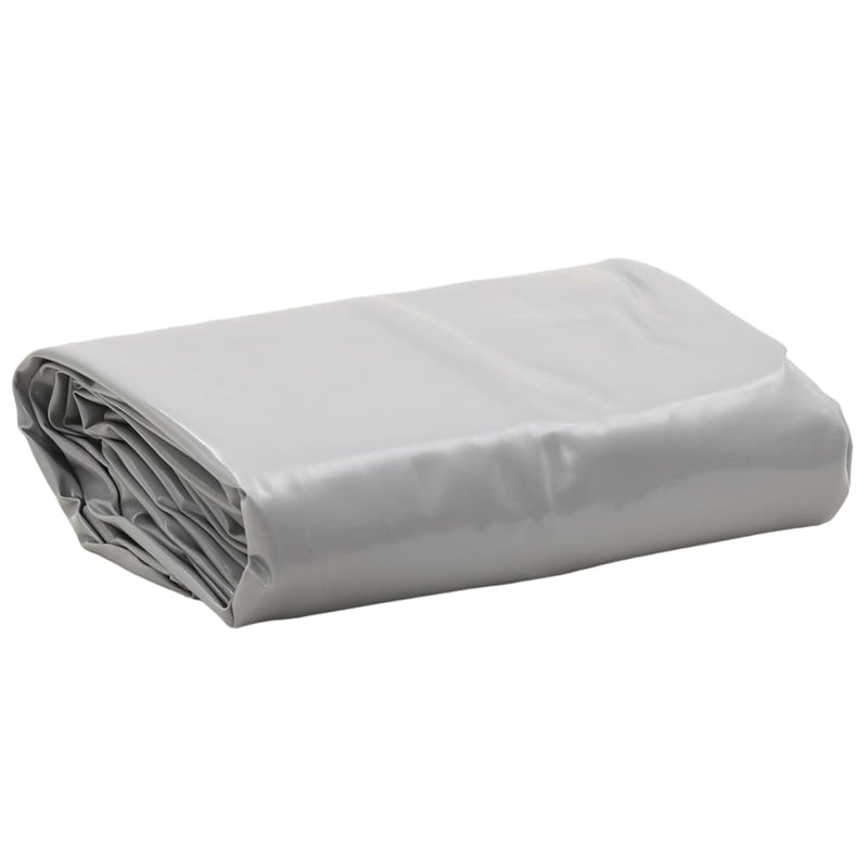 Afbeelding laden in galerijviewer, Vidaxl dekzeil 650 g m² ø 2,8 m grijs
