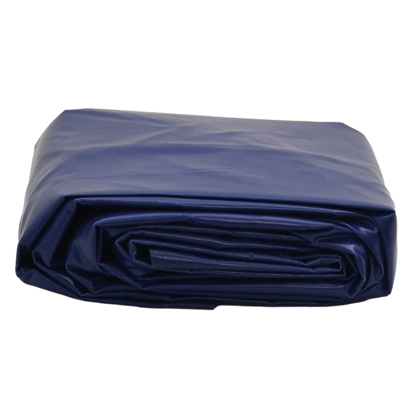 Afbeelding laden in galerijviewer, Vidaxl dekzeil 650 g m² ø 2,4 m blauw
