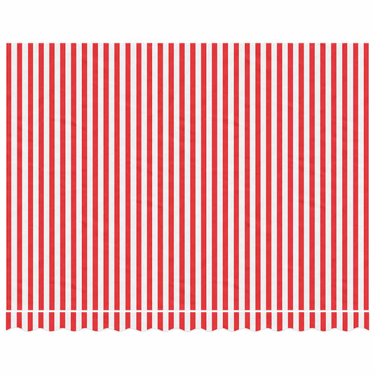 Vidaxl vervangingsdoek voor luifel 350x250 cm polyester rood en wit