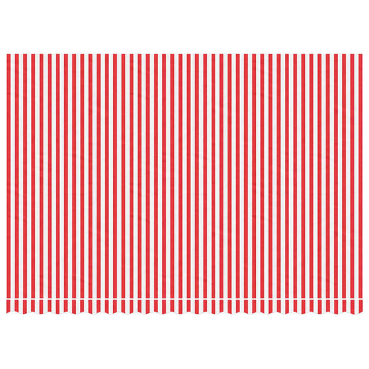 Vidaxl vervangingsdoek voor luifel 450x300 cm polyester rood en wit