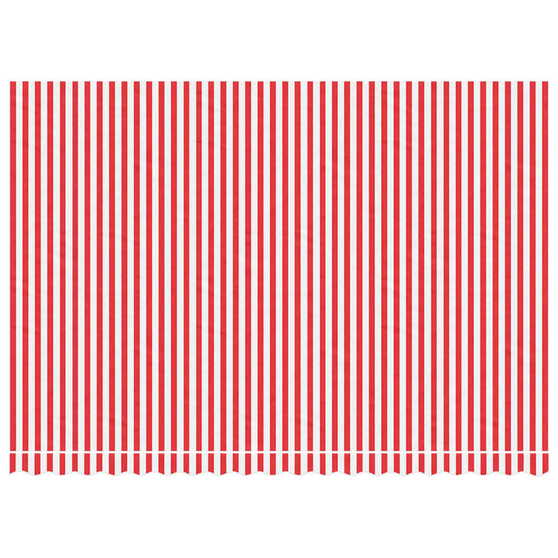 Afbeelding laden in galerijviewer, Vidaxl vervangingsdoek voor luifel 450x300 cm polyester rood en wit
