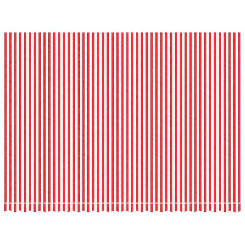 Afbeelding laden in galerijviewer, Vidaxl vervangingsdoek voor luifel gestreept 5x3,5 m rood en wit

