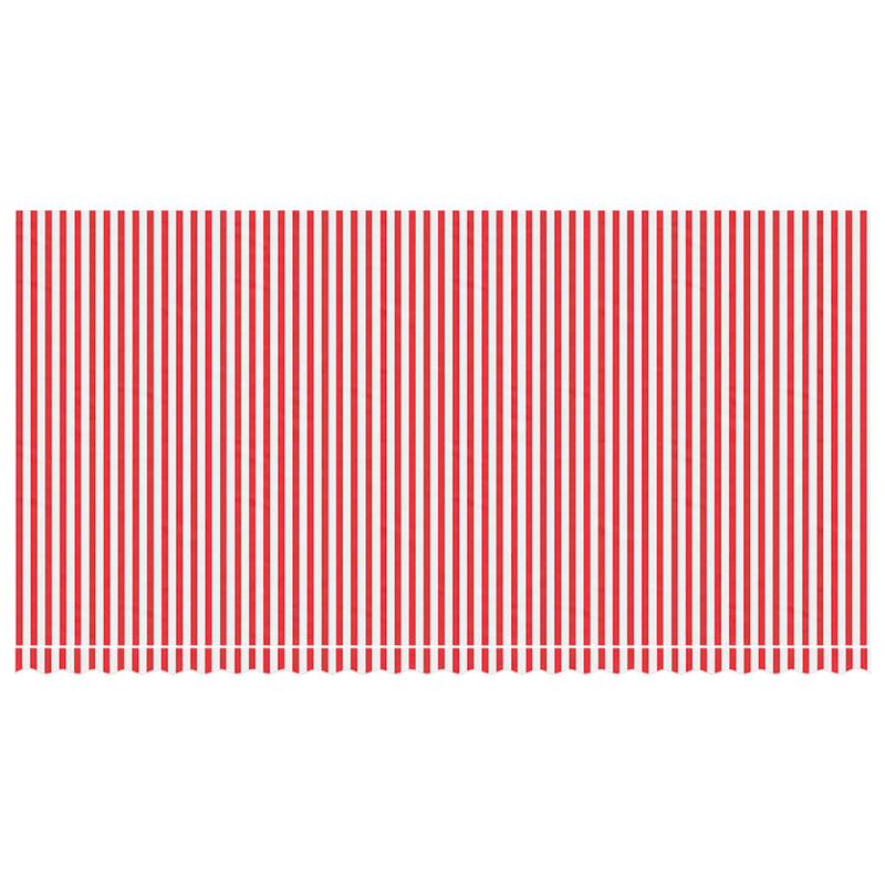 Afbeelding laden in galerijviewer, Vidaxl vervangingsdoek voor luifel 600x300 cm polyester rood en wit

