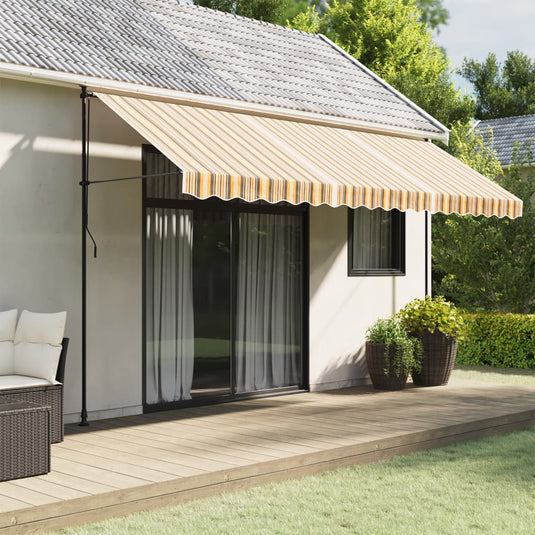 Vidaxl vervangingsdoek voor luifel 450x350 cm polyester meerkleurig