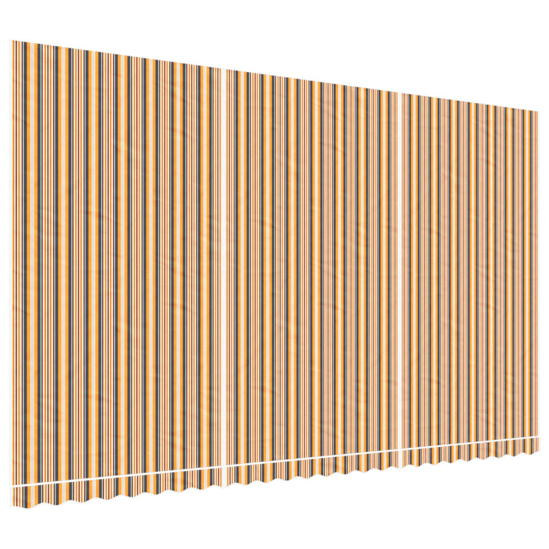 Afbeelding laden in galerijviewer, Vidaxl vervangingsdoek voor luifel 600x350 cm polyester meerkleurig

